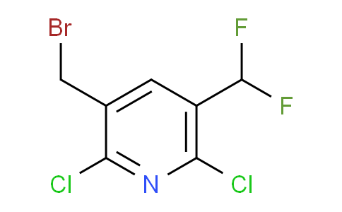 3-(Bromomethyl)-2,6-dichloro-5-(difluoromethyl)pyridine