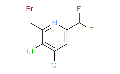 2-(Bromomethyl)-3,4-dichloro-6-(difluoromethyl)pyridine