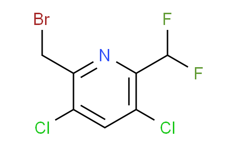 2-(Bromomethyl)-3,5-dichloro-6-(difluoromethyl)pyridine