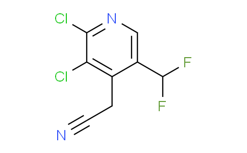 AM137288 | 1806803-24-6 | 2,3-Dichloro-5-(difluoromethyl)pyridine-4-acetonitrile