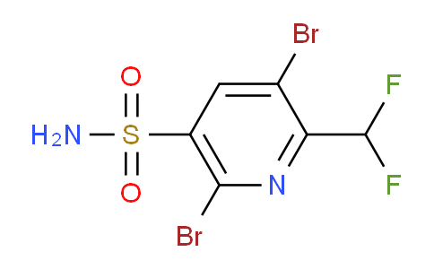 AM137342 | 1806891-11-1 | 3,6-Dibromo-2-(difluoromethyl)pyridine-5-sulfonamide