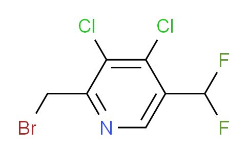2-(Bromomethyl)-3,4-dichloro-5-(difluoromethyl)pyridine