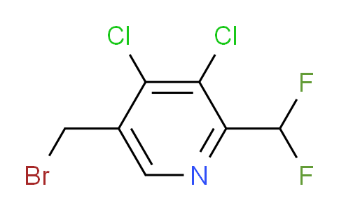 5-(Bromomethyl)-3,4-dichloro-2-(difluoromethyl)pyridine