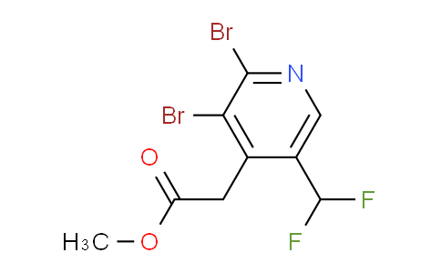 AM137391 | 1804447-64-0 | Methyl 2,3-dibromo-5-(difluoromethyl)pyridine-4-acetate