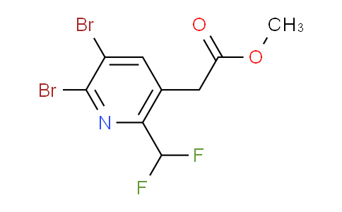 AM137393 | 1806826-81-2 | Methyl 2,3-dibromo-6-(difluoromethyl)pyridine-5-acetate