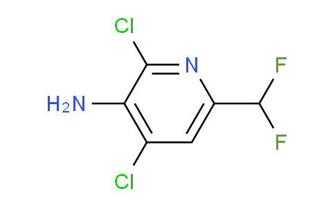 3-Amino-2,4-dichloro-6-(difluoromethyl)pyridine