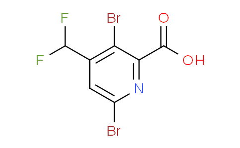 AM137441 | 1804706-70-4 | 3,6-Dibromo-4-(difluoromethyl)pyridine-2-carboxylic acid