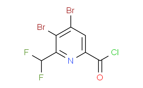 AM137444 | 1806802-46-9 | 3,4-Dibromo-2-(difluoromethyl)pyridine-6-carbonyl chloride