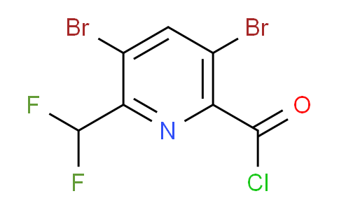 AM137447 | 1806892-29-4 | 3,5-Dibromo-2-(difluoromethyl)pyridine-6-carbonyl chloride