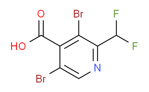 AM137450 | 1806842-57-8 | 3,5-Dibromo-2-(difluoromethyl)pyridine-4-carboxylic acid