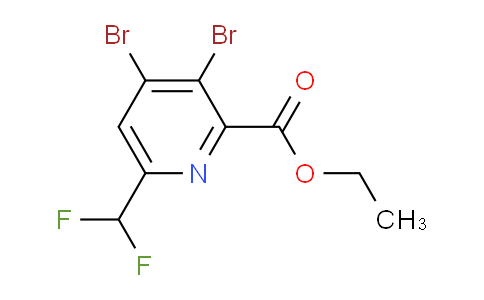 AM137453 | 1805968-78-8 | Ethyl 3,4-dibromo-6-(difluoromethyl)pyridine-2-carboxylate