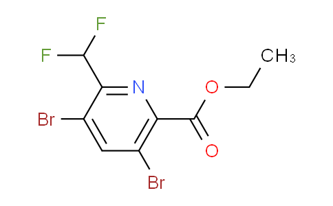 AM137454 | 1806810-20-7 | Ethyl 3,5-dibromo-2-(difluoromethyl)pyridine-6-carboxylate