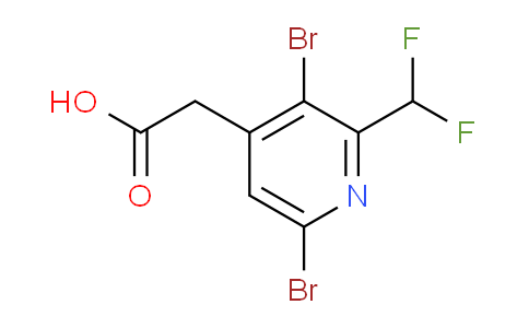 AM137464 | 1805330-36-2 | 3,6-Dibromo-2-(difluoromethyl)pyridine-4-acetic acid