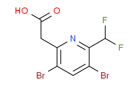 AM137470 | 1804447-54-8 | 3,5-Dibromo-2-(difluoromethyl)pyridine-6-acetic acid