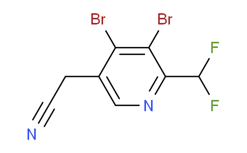 AM137483 | 1805048-75-2 | 3,4-Dibromo-2-(difluoromethyl)pyridine-5-acetonitrile