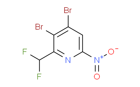 AM137512 | 1806840-20-9 | 3,4-Dibromo-2-(difluoromethyl)-6-nitropyridine