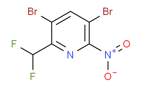 AM137515 | 1805317-37-6 | 3,5-Dibromo-2-(difluoromethyl)-6-nitropyridine