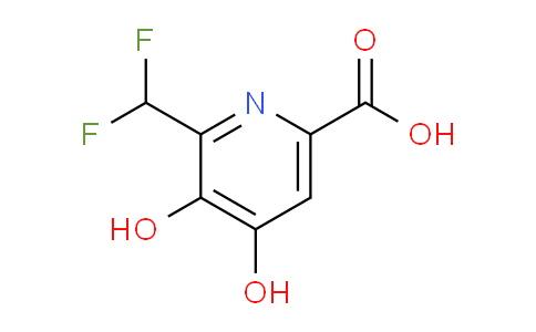 2-(Difluoromethyl)-3,4-dihydroxypyridine-6-carboxylic acid