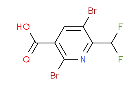 AM137530 | 1806842-44-3 | 3,6-Dibromo-2-(difluoromethyl)pyridine-5-carboxylic acid