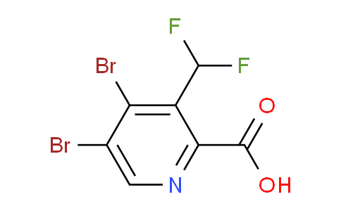 AM137534 | 1804706-74-8 | 4,5-Dibromo-3-(difluoromethyl)pyridine-2-carboxylic acid