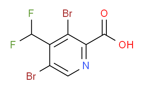 AM137536 | 1806791-23-0 | 3,5-Dibromo-4-(difluoromethyl)pyridine-2-carboxylic acid