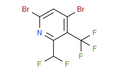 AM137540 | 1805048-36-5 | 4,6-Dibromo-2-(difluoromethyl)-3-(trifluoromethyl)pyridine