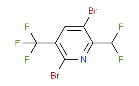 AM137544 | 1806786-95-7 | 3,6-Dibromo-2-(difluoromethyl)-5-(trifluoromethyl)pyridine