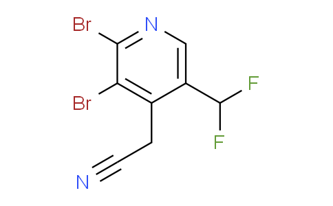 AM137552 | 1805969-69-0 | 2,3-Dibromo-5-(difluoromethyl)pyridine-4-acetonitrile