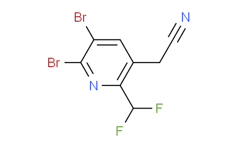AM137554 | 1806808-96-7 | 2,3-Dibromo-6-(difluoromethyl)pyridine-5-acetonitrile