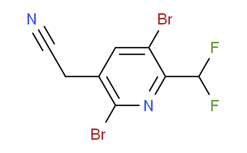 AM137561 | 1806809-02-8 | 3,6-Dibromo-2-(difluoromethyl)pyridine-5-acetonitrile