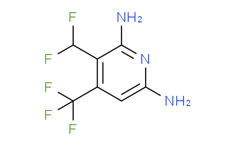 2,6-Diamino-3-(difluoromethyl)-4-(trifluoromethyl)pyridine