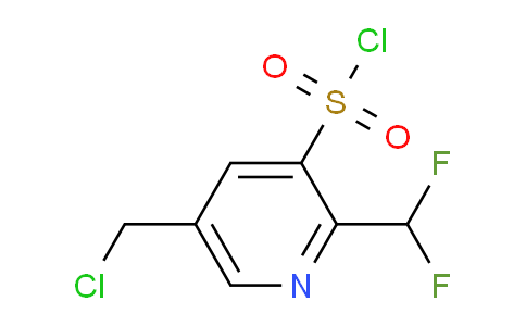 5-(Chloromethyl)-2-(difluoromethyl)pyridine-3-sulfonyl chloride