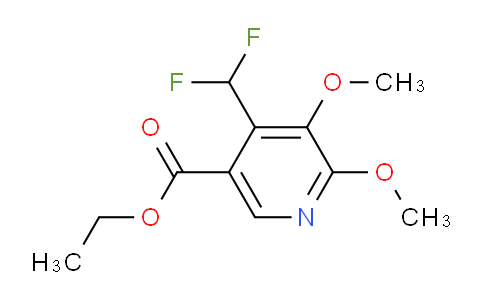 AM137625 | 1805286-03-6 | Ethyl 4-(difluoromethyl)-2,3-dimethoxypyridine-5-carboxylate
