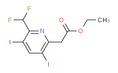 AM137629 | 1805007-14-0 | Ethyl 2-(difluoromethyl)-3,5-diiodopyridine-6-acetate