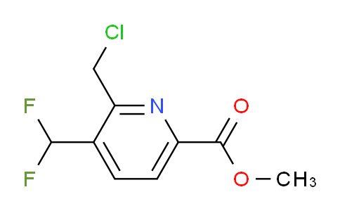 AM137632 | 1805040-30-5 | Methyl 2-(chloromethyl)-3-(difluoromethyl)pyridine-6-carboxylate