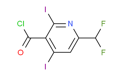 AM137637 | 1806040-80-1 | 6-(Difluoromethyl)-2,4-diiodopyridine-3-carbonyl chloride