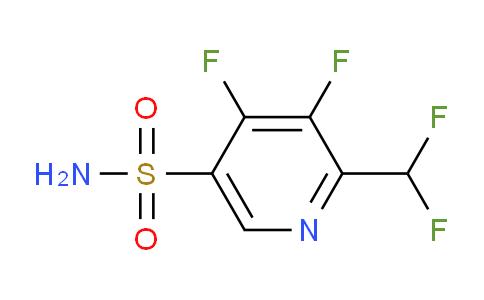 3,4-Difluoro-2-(difluoromethyl)pyridine-5-sulfonamide