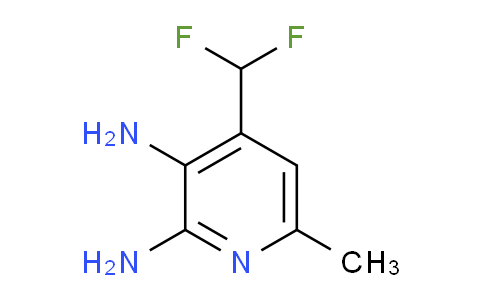 2,3-Diamino-4-(difluoromethyl)-6-methylpyridine