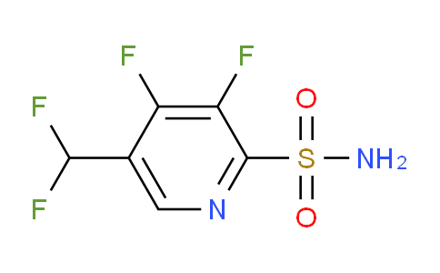 3,4-Difluoro-5-(difluoromethyl)pyridine-2-sulfonamide