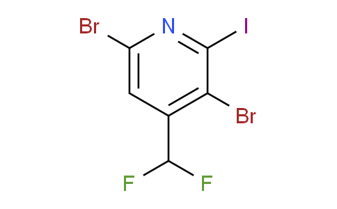 3,6-Dibromo-4-(difluoromethyl)-2-iodopyridine