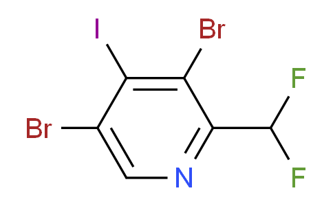 3,5-Dibromo-2-(difluoromethyl)-4-iodopyridine