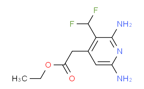 AM137732 | 1804712-42-2 | Ethyl 2,6-diamino-3-(difluoromethyl)pyridine-4-acetate