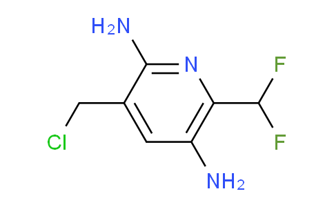 3-(Chloromethyl)-2,5-diamino-6-(difluoromethyl)pyridine