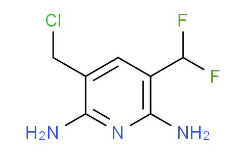 3-(Chloromethyl)-2,6-diamino-5-(difluoromethyl)pyridine