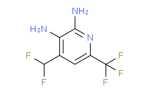 2,3-Diamino-4-(difluoromethyl)-6-(trifluoromethyl)pyridine