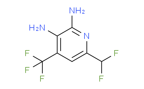 2,3-Diamino-6-(difluoromethyl)-4-(trifluoromethyl)pyridine