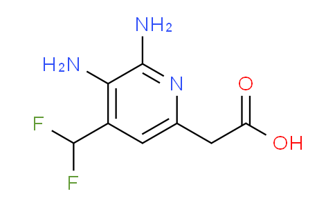 2,3-Diamino-4-(difluoromethyl)pyridine-6-acetic acid