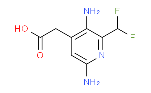3,6-Diamino-2-(difluoromethyl)pyridine-4-acetic acid