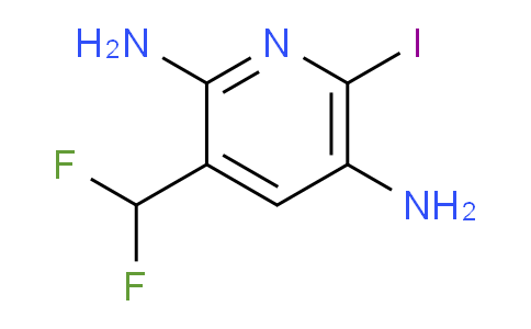 2,5-Diamino-3-(difluoromethyl)-6-iodopyridine