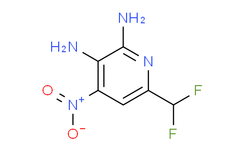 2,3-Diamino-6-(difluoromethyl)-4-nitropyridine